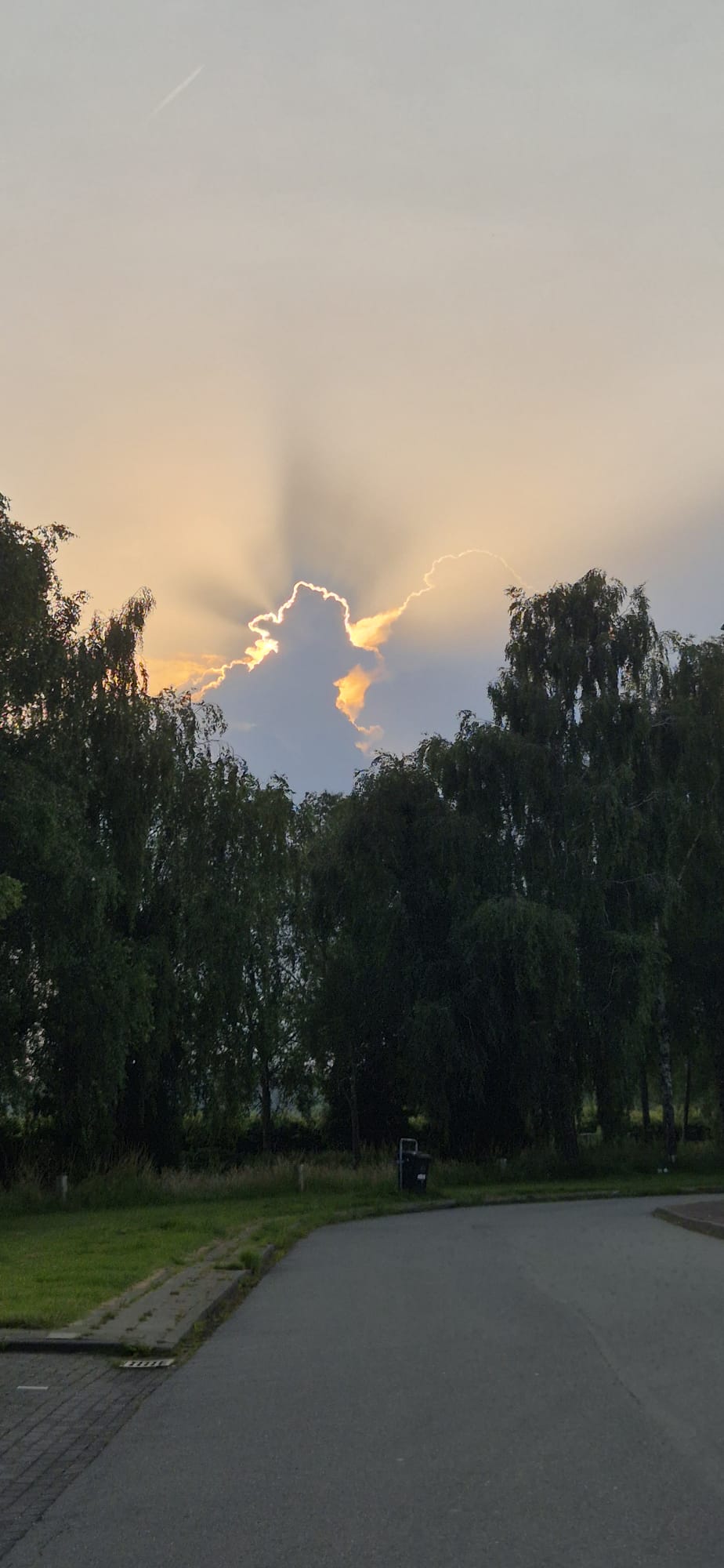 Inspirerende wolkenlucht